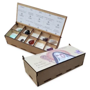 Kit De Pedras Curativas De Santa Hildegarda + Guia